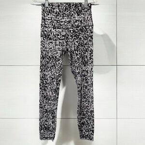 Lululemon Align Pant II Urban Block Ice Grey Black Leggings